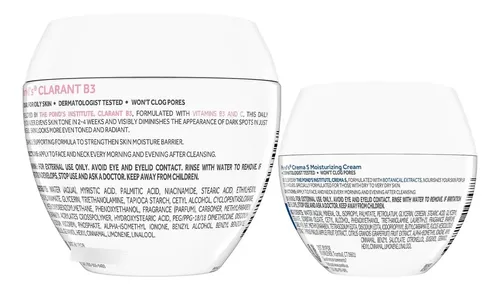 Crema Correctora De Manchas Oscuras Pond’s Clarant B3 + Crem