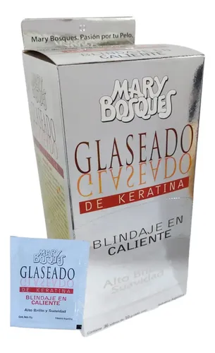 Tratamiento Capilar Glaseado De Keratina Mary Bosques Caja