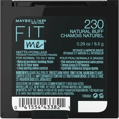 Polvo Compacto Maybelline Fit Me Matte Tono Natural Buff