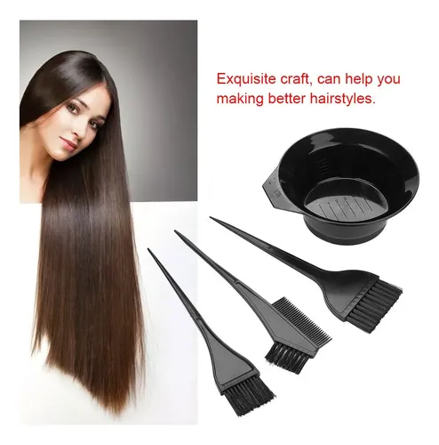 Juego De Tinte For El Cabello, Cepillo For El Cabello Y