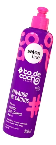 Salon Line Cachos Dos Sonhos Activador Rulos Definición 300g
