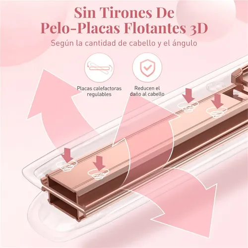 Plancha De Cabello Profesional 500f Alta Temp Iones Negativo