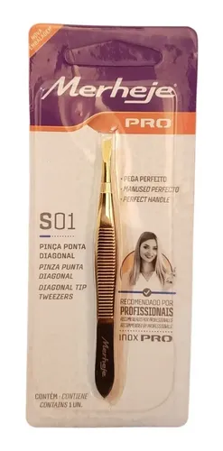 Pinza Profesional Para Cejas Merheje Pro S01