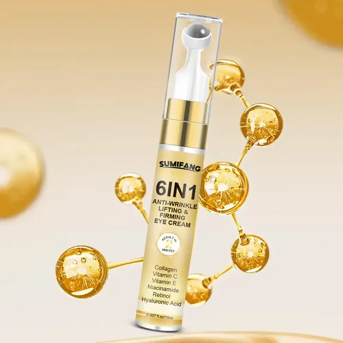 Crema Para Ojos 6 En 1 Sumfang Antiarrugas Y Firmeza 15ml