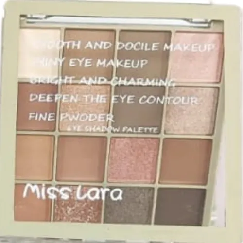Paleta De 16 Sombras Miss Lara Mate Y Brillosas Set Lefemme