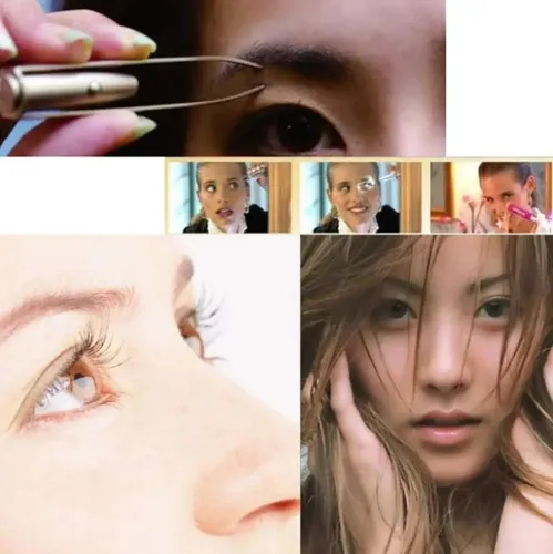 Lijx Pinzas Y Alicates For Cejas Portátiles De Acero