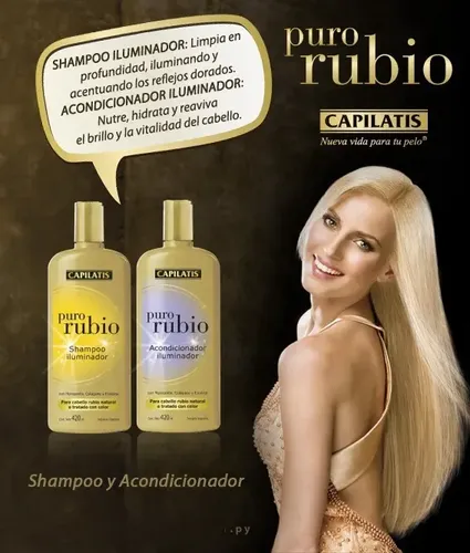 Acondicionador Capilatis Puro Rubio Con Manzanilla- Colageno