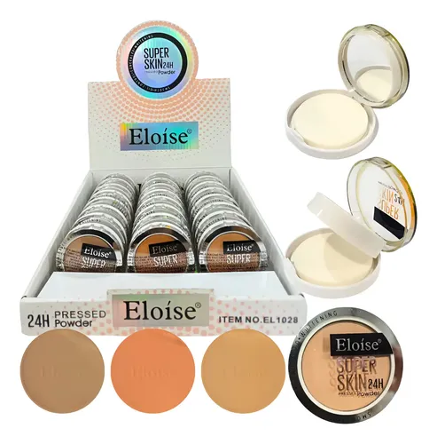 Polvo Compacto Eloise Para Maquillaje Facial Super Skin 24hs