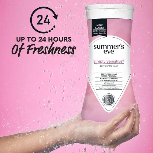 Gel Femenino Suave Y Sin Fragancia Summer’s Eve 2×15 Oz