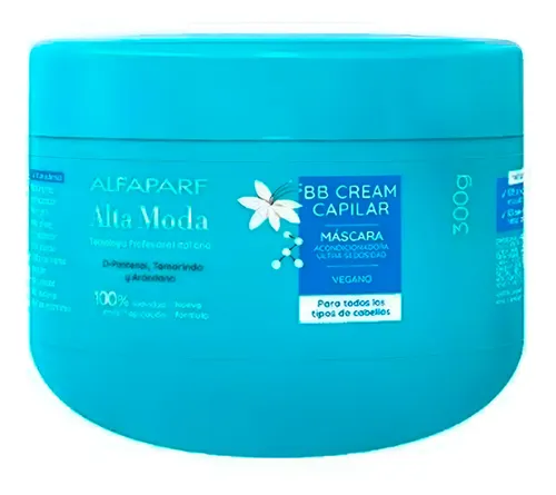 Mascara Bb Cream Capilar Alfaparf Alta Moda 300ml Vegano