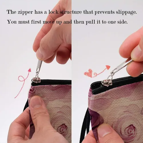 11.03shouna Bolsa De Maquillaje Rose Makeup Bag For Mujer,