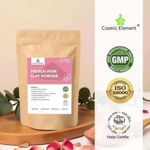 Polvo De Arcilla Rosa Francesa Cosmic Element 4oz
