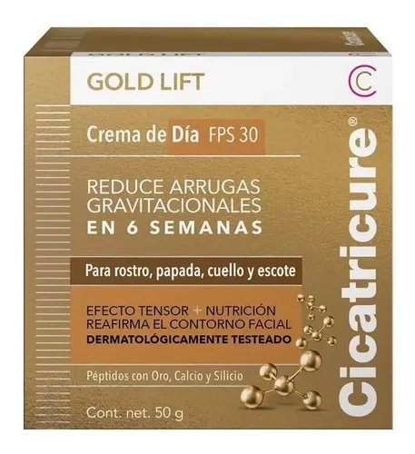Cicatricure Gold Lift Crema De Dia Fps30 Antiarrugas 50g