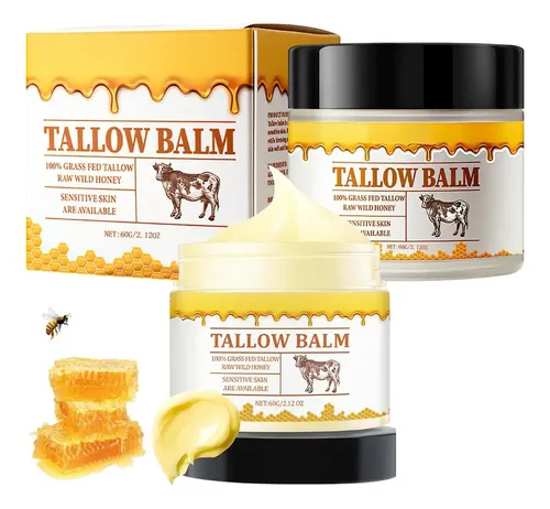 Bálsamo De Cera De Abejas Y Miel, Sebo De Res De Primera Cal