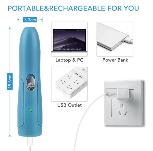 !ys Set De Pulidor De Uñas Eléctrico Recargable For !!