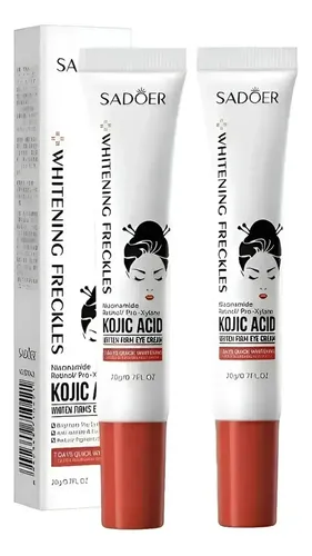 @ 2 Cremas Ojeras Arrugas Manchas Acido Kojico Contorno @