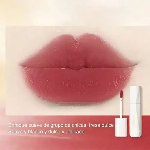 Labial Matte Larga Duración 24h Pigmento Intenso Waterproof