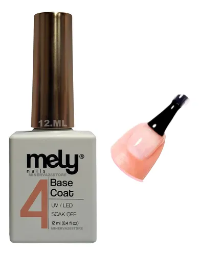 Base Coat Mely 12ml Uv/led Semipermanente Aprobado Por Anmat