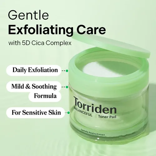 Torriden Balanceful Cica Almohadillas Faciales ^.^