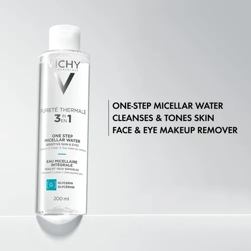 Desmaquillante Y Tónico Facial Con Agua Micelar Vichy