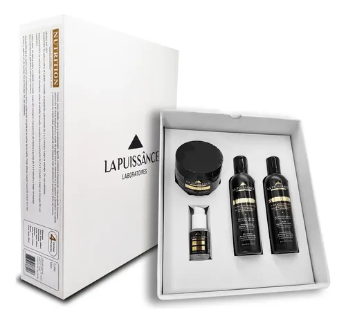 Kit La Puissance Nutrition Box Shampoo Acond. Máscara Serum