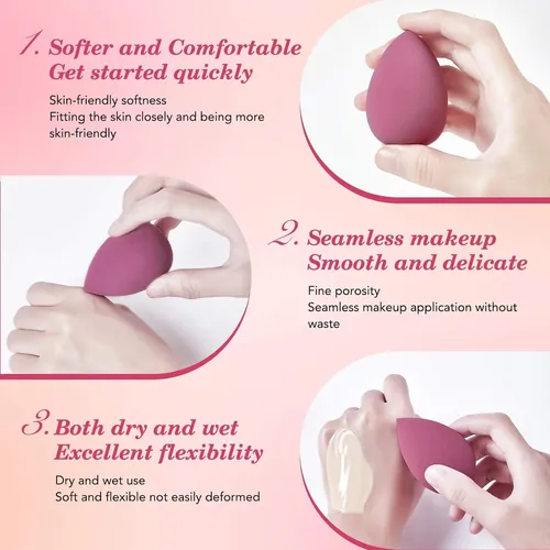 14pcs Makeup Sponge Set, Beauty Blender Sponge For Founda…