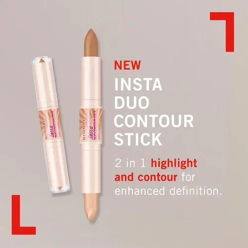 Contorno E Iluminador En Barra Rimmel London Dark/fonce