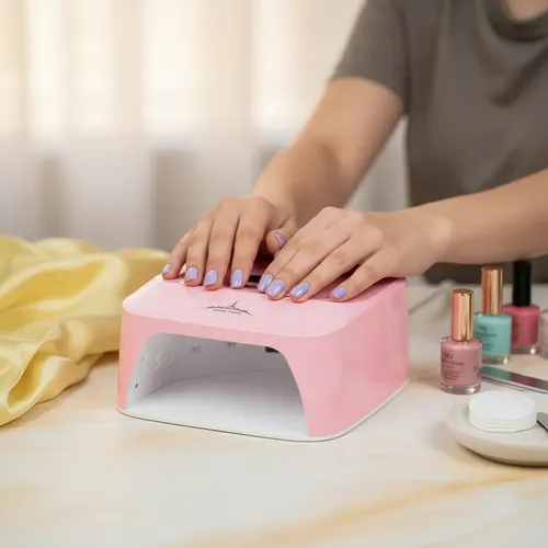 Cabina Sirena A10 Uv/led Paris Night 48w Manicura Uñas Rosa