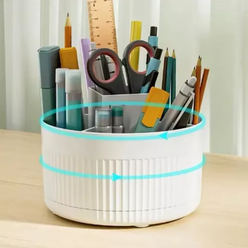 Organizador Maquillaje Giratorio Portacosmeticos Multiuso
