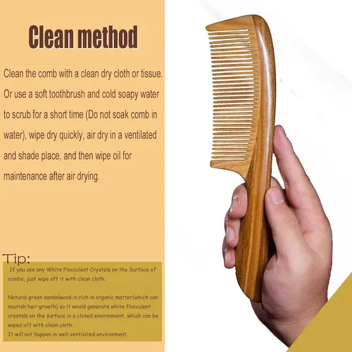 Cepillo De Madera Para Cabello Y Barba Moreinday Large