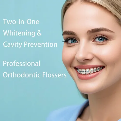 Hilo Dental Para Brackets Profesional X300 Unidades Naranja