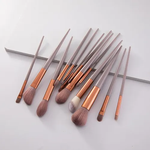 Set De 13 Brochas De Maquillaje Beauty Makeup Brush E Brush