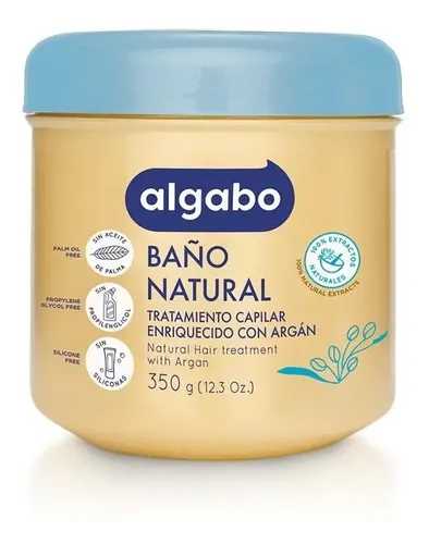 Tratamiento Capilar Baño Natural con Argán 350g Algabo