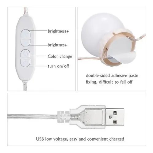 X C /// Vanity Led – Juego De Luces De Espejo (10 F