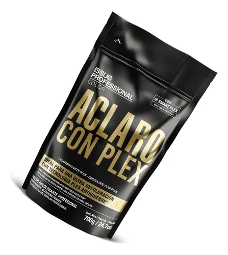 Polvo Decolorante Issue Aclaro Con Plex Antiquiebre 700gr X4