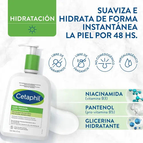 Cetaphil Emulsión Hidratante Cuerporal Dosificador 473ml