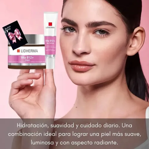 Crema Contorno Ojos Vita B12 Lidherma Combo Hidratante