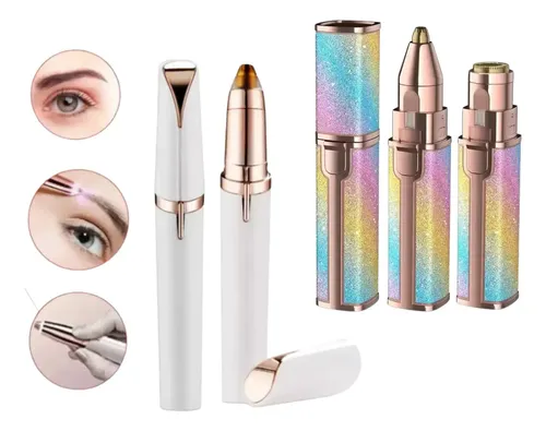 Set Depilador Usb Macarons + Depilador 2 En 1 Facial Cejas Bozo Rostro Belleza Mujer Unisex
