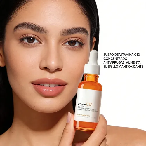 Cuidado Facial Glicolico Vitamina C12 Antioxidante Renovador
