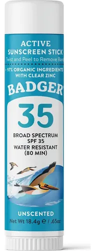 Badger Stick Protector Solar Mineral Facial Spf 35 18.6g