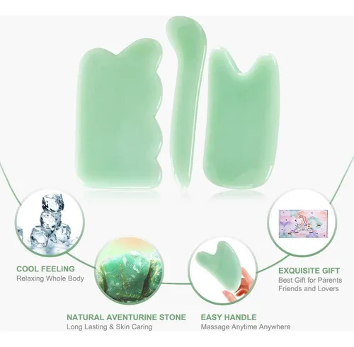 Airogym Set De Masaje Gua Sha 5 Piezas Verde – Terapia