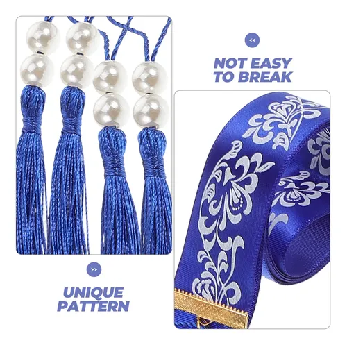 1 Par De Accesorios Chinos Para El Cabello Hanfu, Cintas Par