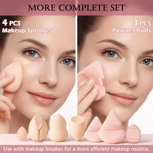 Set De Brochas De Maquillaje Yolygir 32 Unidades Rosa
