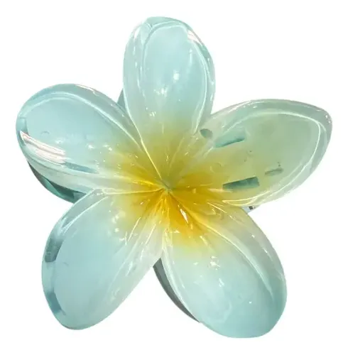 Broche Pelo Flores Hawaianas Gancho Flor Tendencia Xl Unidad