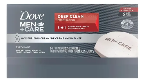 Dove Men+care Jabón Corporal Y Facial En Barra Más Hidrat…