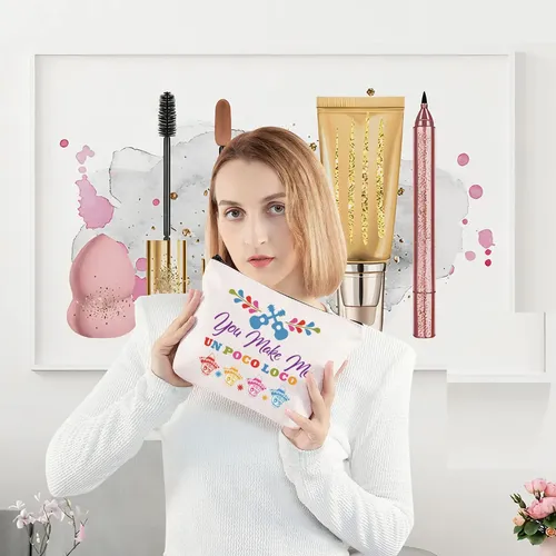 Bolsa De Maquillaje Cosmético Levlo Coco Miguel Un Poco Loco