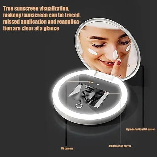 Yc Espejo Maququillaje Inteligente Luz 360 Deteccion “
