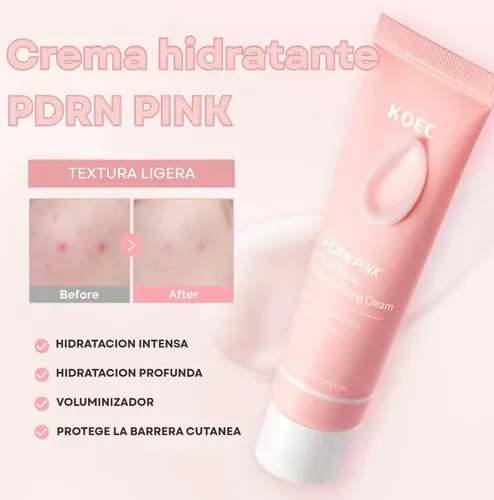 Crema Hidratante Facial Pdrn Salmon Pink Ácido Hialurónico Todo Tipo De Piel Día/noche