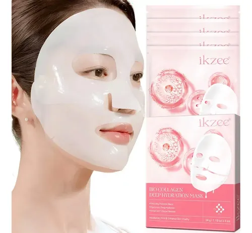 ! 2x Mascarilla Hidratante De Colágeno, Hidratante Y /