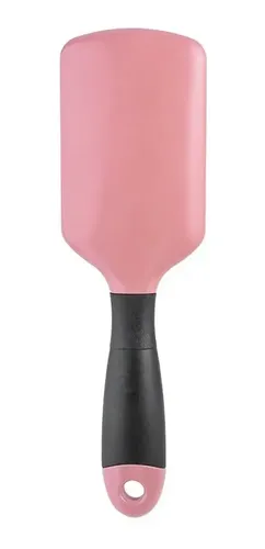Cepillo Desenredante Dompel Cuadrado Para Peluquería Rosa